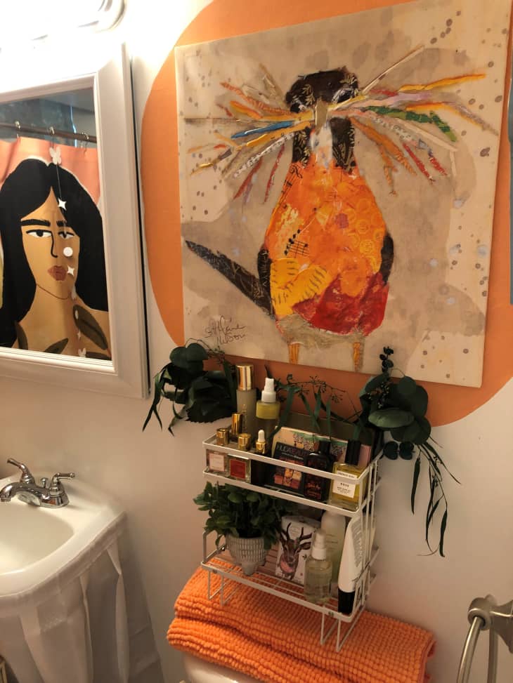 Warm Paint Colors and Art in a Rental Apartment | Apartment Therapy